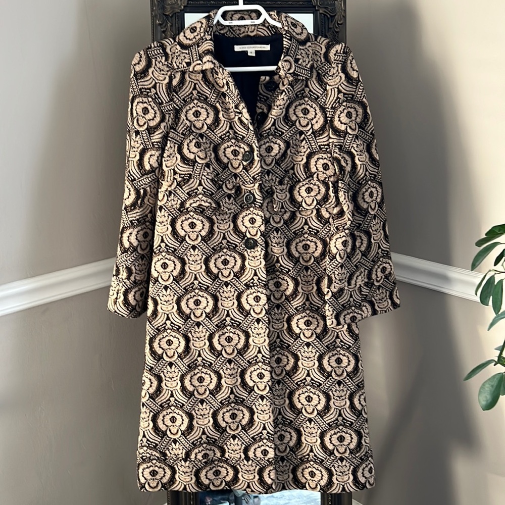 DVF Randi evening coat, size 0